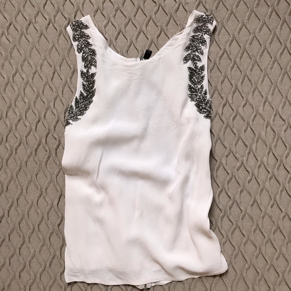 TopShop Beaded Blouse